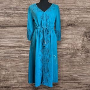 Lucky Brand Boho Style Cotton Dress Women’s Medium